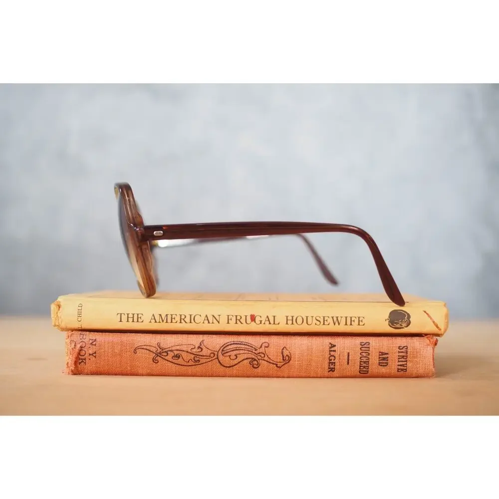 70s Vintage Sunglasses USA Glam Retro Grandma Chic Oversized Festival Disco NOS